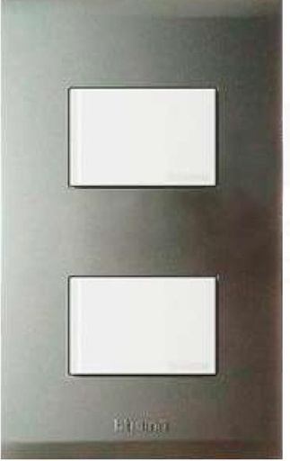 [AF2201EBCH] SWITCH DOBLE 3 WAY NOBILE CHAMPAGNE BTICINO