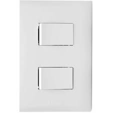 [AF2200EB] SWITCH DOBLE 15A NOBILE BLANCO BTICINO